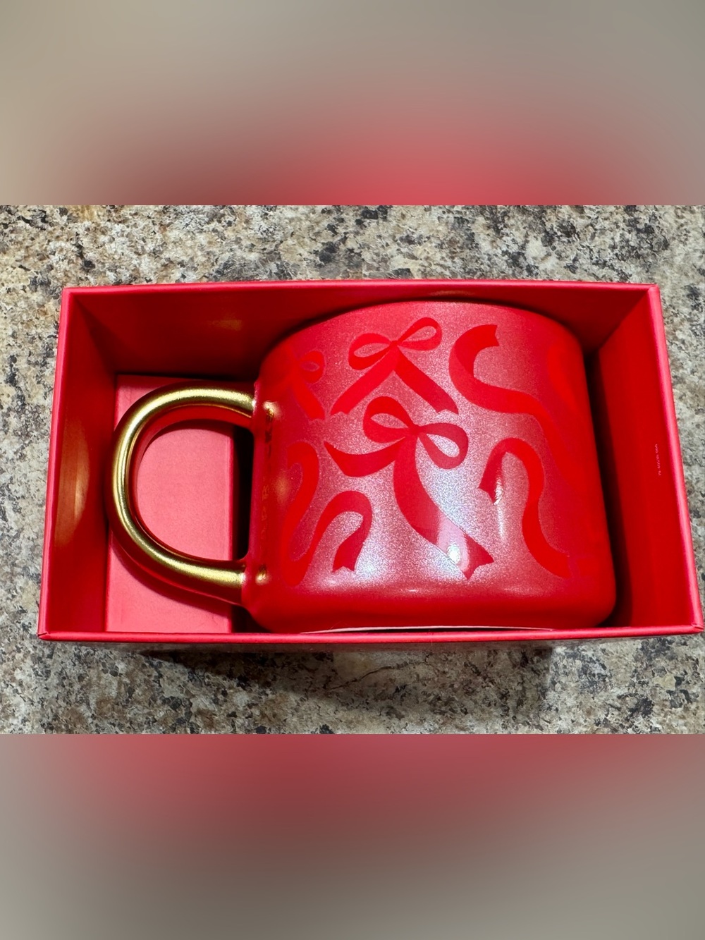 Starbucks Limited Edition Ceramic Mug with Gold Handle NIB